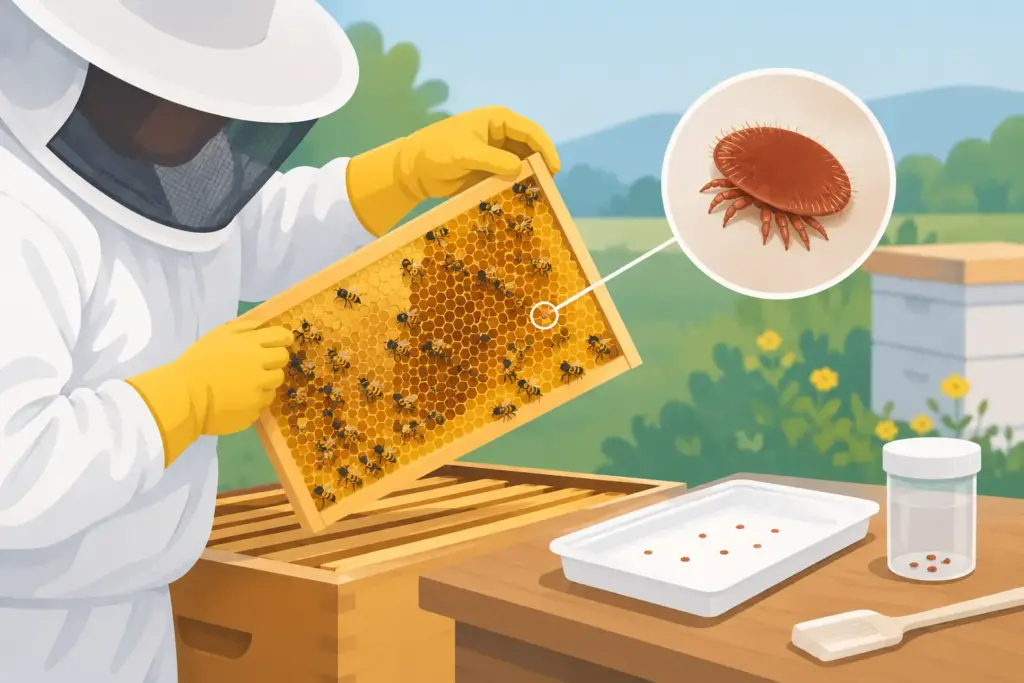 How to Test for Varroa Mites in Your Hive